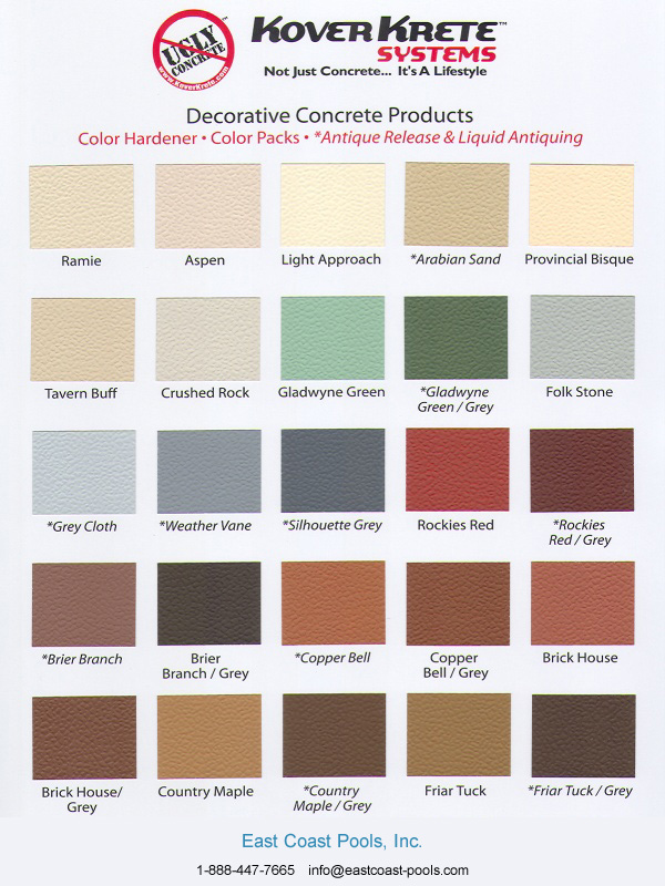 Sonoguard Color Chart